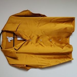 Gold Rachel Zoe Shirt (Size XL)